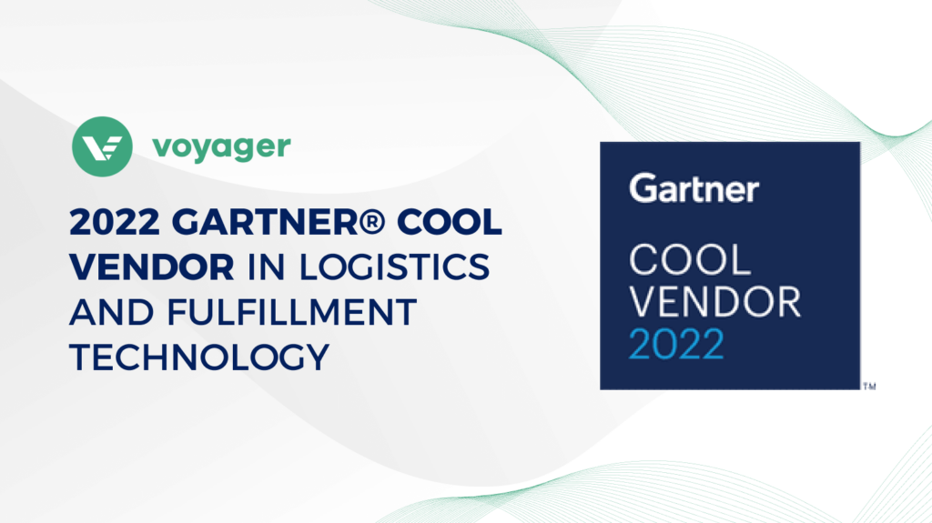 2022 Gartner cool vendor in logistics and fulfillment technology